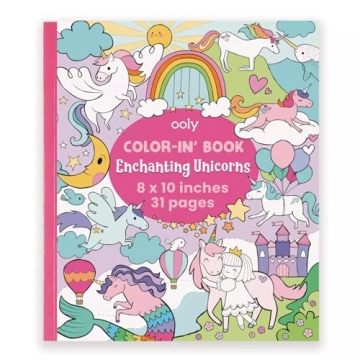 Discover the Magic of the OOLY Unicorn Coloring Book for Kids!
