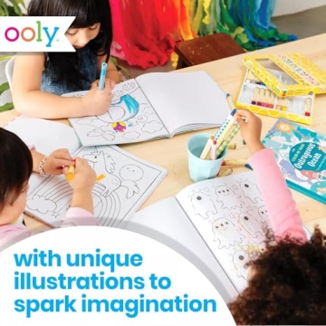 OOLY Unicorn Coloring Book for Kids - Colorful Fun!
