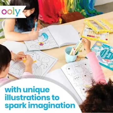 OOLY Unicorn Coloring Book for Kids - Colorful Fun!