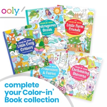 OOLY Unicorn Coloring Book for Kids - Colorful Fun!