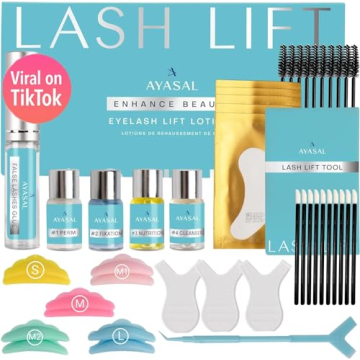 AYASAL Lash Lift Kit Eyelash Perm Kit, with Detailed Instruction Eyelash Lift Kit, Easy for Beginner...