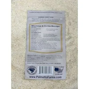 Delicious PALMETTO FARMS White Grits for All Meals