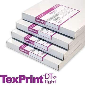 Beaver TexPrint DT Light -Replaces XP- All-Purpose High-Release Sublimation Paper for Epson Dye Tran...
