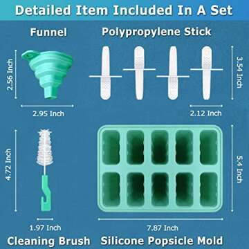 DIY Silicone Popsicle Molds for Family Fun and Treats