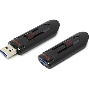 SanDisk 64GB Cruzer Glide USB 3.0 Flash Drive SDCZ600-064G-B35