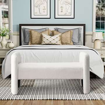 Stylish Ottoman Velvet Bench for Modern Spaces