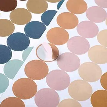 Tallew 2800 Color Coding Labels - Assorted 10 Colors