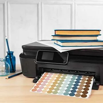 Tallew 2800 Color Coding Labels - Assorted 10 Colors