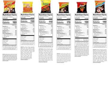 Frito Lay Flamin' Hot Mix, Variety Pack (Pack of 40), Packaging May Vary