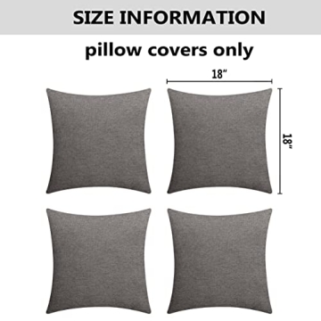 Home Brilliant Waterproof Pillow Covers for Indoor Outdoor