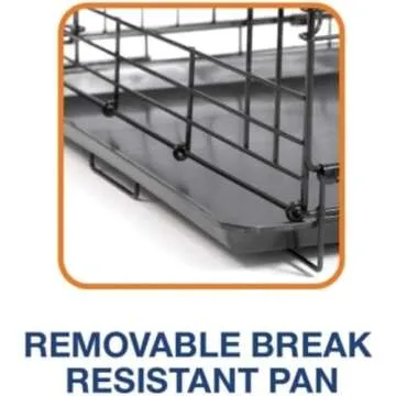 Precision Pet Products Two Door Great Crate Wire Dog Crate, 48 Inch, For Pets 90-125 lbs, With 5-Point Locking System