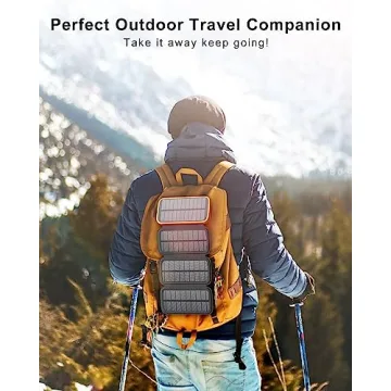 CONXWAN Solar Charger Power Bank - 27000mAh with 3 USB Outputs
