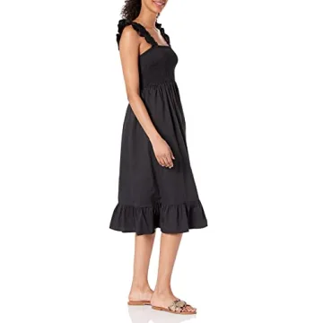 Kimi Ruffled Midi Dress for Women - Stylish & Comfortable