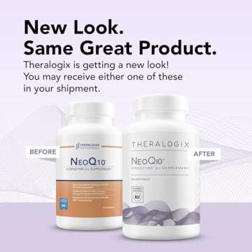 Theralogix NeoQ10 Coenzyme Q10 Supplement - Heart Health & Fertility Support - CoQ10 Fertility Supplement for Men & Women* - NSF Certified - 90 Softgels (90-Day Supply)