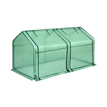 Quictent Portable Mini Cloche Greenhouse: 71" x 36" Hot House with 50 Plant Tags