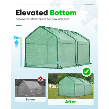 Quictent Portable Mini Greenhouse 71" x 36" for Indoor Outdoor