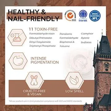 modelones Gel Nail Polish Kit, 36 Colors Gel Polish Set Soak Off Gel Nail Kit Glitter Nude Pink Red Gel Polish Nail Art Starter Kit for Manicure DIY with Beauty Gift Sets