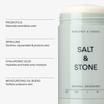 Salt & Stone Extra Strength Natural Deodorant - Bergamot & Hinoki