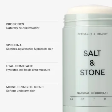 Salt & Stone Extra Strength Natural Deodorant - Bergamot & Hinoki