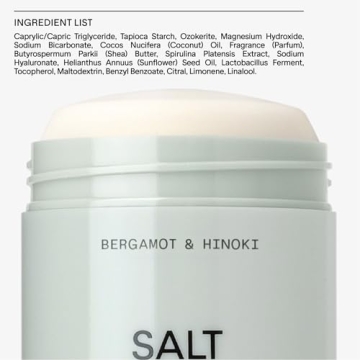Salt & Stone Extra Strength Natural Deodorant - Bergamot & Hinoki
