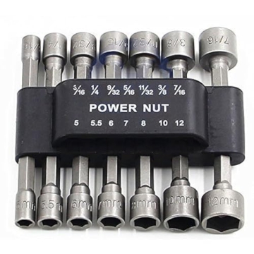 PANOVOS 14pcs Power Nuts Driver Drill Bit Tools Set for Versatile Applications
