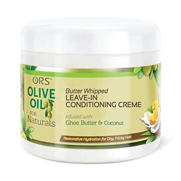 Ors Olive Oil for Naturals Butter Whipped Leave In Conditioning Creme, 16 Oz