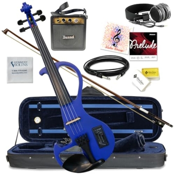 Bunnel Edge Electric Violin with Carrying Case & Accessories
