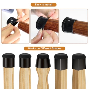 Meldel Silicone Chair Leg Protectors - Stylish & Durable