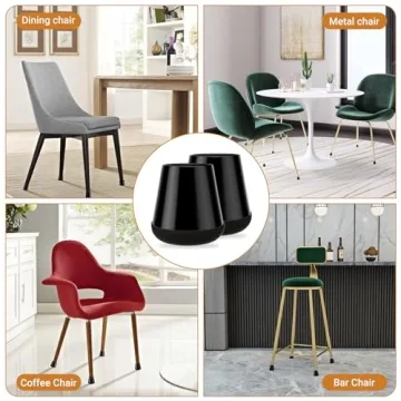 Meldel Silicone Chair Leg Protectors - Stylish & Durable