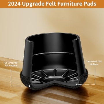 Meldel Silicone Chair Leg Protectors - Stylish & Durable