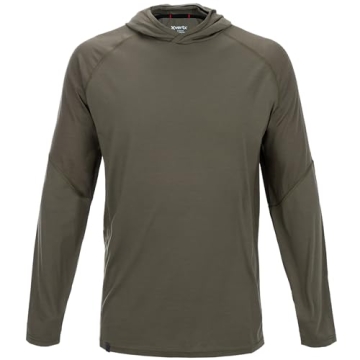 Vertx Mens Merino Wool Base Layer Hoody Pullover, Long Sleeve, Quick Dry, Outdoor Wear, Tactical Clo...