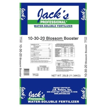 Jack's Classic 10-30-20 Blossom Booster Water-Soluble Fertilizer with Micronutrients for Flowering P...