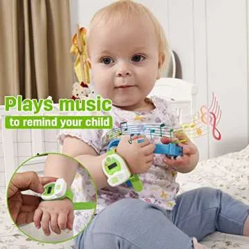 SKYROKU Potty Training Watch for Toddlers – Cute Toilet Shape, Music & Light Reminders, 3 Songs, C...