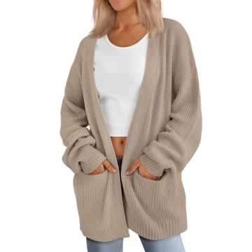 LILLUSORY Womens Cardigan Sweater Fall Fashion Outfits Clothes 2024 Teacher Long Oversized Winter Ch...