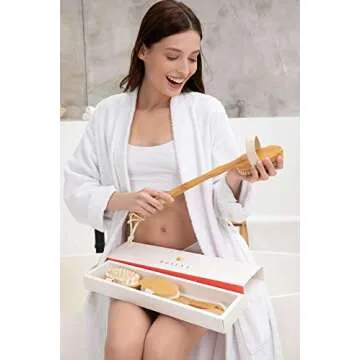 Dry Brushing Body Brush Set for Radiant Skin and Detox