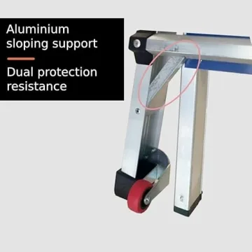 TOPRUNG 17Ft Aluminum A-Frame Ladder 300 lbs Capacity