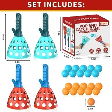 Bennol Outdoor Game Toys with 20 Balls for Kids