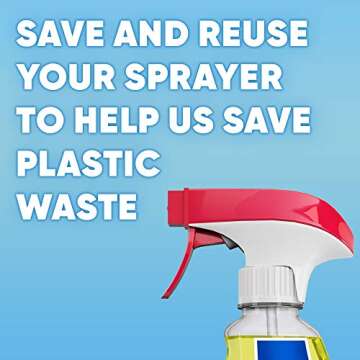Windex Citrus Disinfectant Spray, Eco-Friendly Cleaner