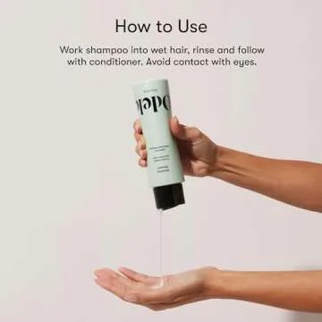 Odele Smoothing Sulfate-Free Shampoo & Conditioner Set for Moisture, Frizz Control, Shine, and Straight to Curly Hair Types, 13 Fl Oz Each (2-Pack)