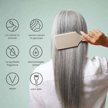 Odele Smoothing Sulfate-Free Shampoo & Conditioner Set for Moisture, Frizz Control, Shine, and Straight to Curly Hair Types, 13 Fl Oz Each (2-Pack)