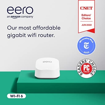eero 6+ Wi-Fi Router - Eliminate Dead Spots!