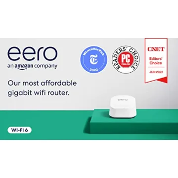eero 6+ Wi-Fi Router - Eliminate Dead Spots!