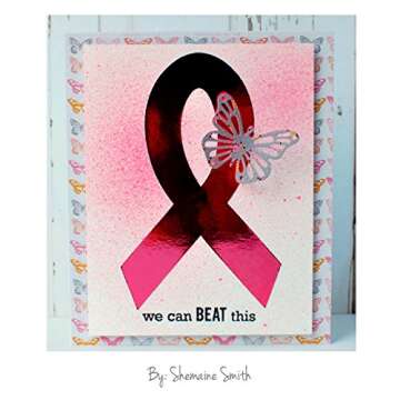 iCraft Deco Foil Transfer Sheets, 5 Pack 6x12 Pink Melon