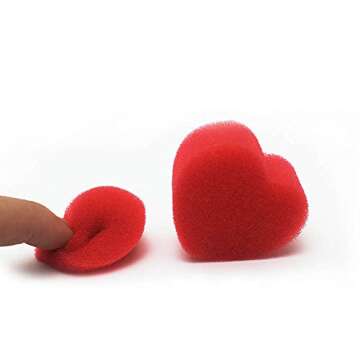 Enjoyer Multiplying Sponge Hearts to Jumbo Mystery-Magic Trick Close-up Magic Stage Props Fun Toys Magician Accessories