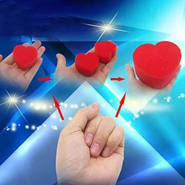 Enjoyer Multiplying Sponge Hearts to Jumbo Mystery-Magic Trick Close-up Magic Stage Props Fun Toys Magician Accessories