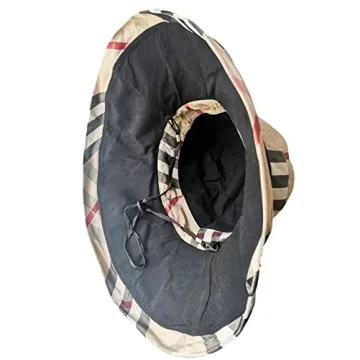 Plaid Bucket Hat for Sun Protection and Style