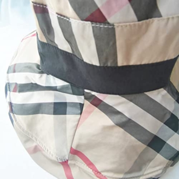 Plaid Bucket Hat for Sun Protection and Style