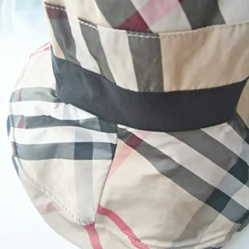 Plaid Bucket Hat for Sun Protection and Style