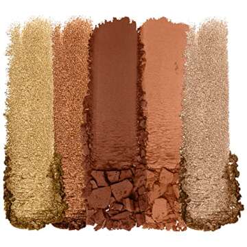 wet n wild Color Icon Eyeshadow Makeup 5 Pan Palette, Matte, Shimmer, Metallic, Long Wearing, Rich Buttery Pigment, Cruelty Free - Sundaze