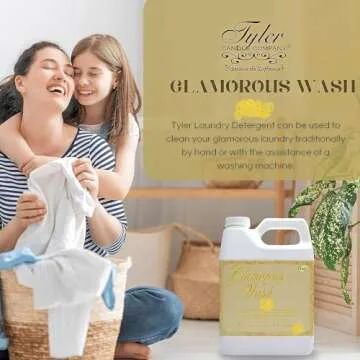 Tyler Candle Wash Diva 64 OZ Laundry Detergent with Bonus